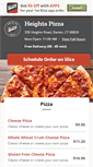 Mobile Screenshot of myheightspizza.com